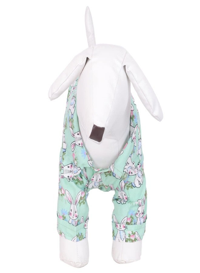Lulala Dog Shirt Pet Daily Clothes Puppy Sweatshirt Dog Summer Shirts Breathable T-Shirt Polo Bunny Print Bunnie Short Sleeve Summer Beach Cool Pet Apparel for Pet Dog Puppy Cat(S,Pista), 1 Piece - Image 5